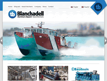 Tablet Screenshot of blanchadell.com